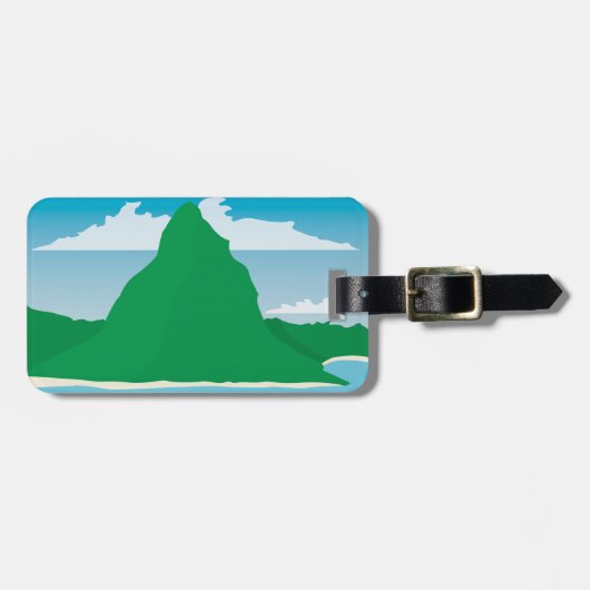 Bora Bora Bagagelabel (Voorkant horizontaal)