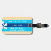 BORA BORA Bagagelabel Groupon (Achterkant horizontaal)