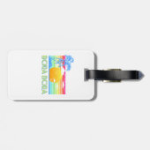 Bora Bora Beach Bagagelabel (Achterkant horizontaal)