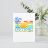 Bora Bora Beach Briefkaart (Staand voorkant)