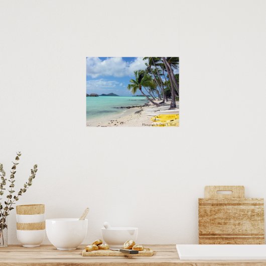 Bora Bora Beach Poster (Keuken)