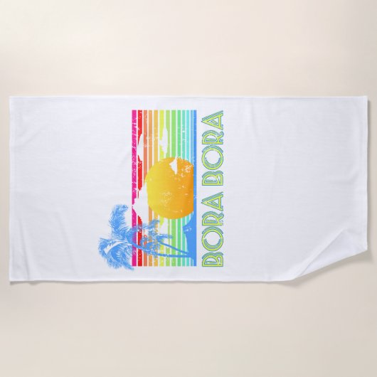  Bora Bora Beach Strandlaken (Voorkant)