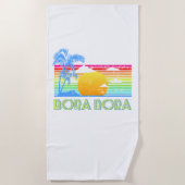  Bora Bora Beach Strandlaken (Voorkant)