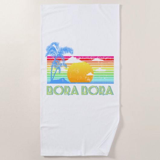  Bora Bora Beach Strandlaken (Voorkant)