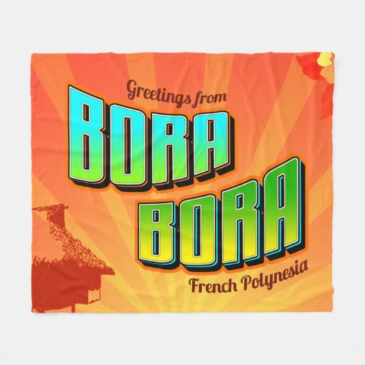 Bora Bora Blanket Fleece Deken (Voorkant (Horizontaal))