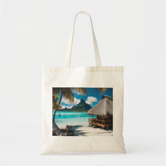 Bora Bora Boodschappentas (Bora Bora 2) Tote Bag (Voorkant)
