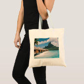Bora Bora boodschappentas (s13) Tote Bag (Voorkant (product))