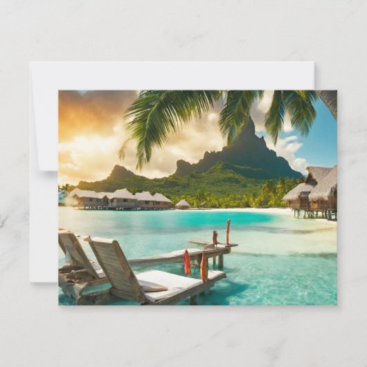 Bora Bora (Bora Bora d) Kaart (Voorkant)