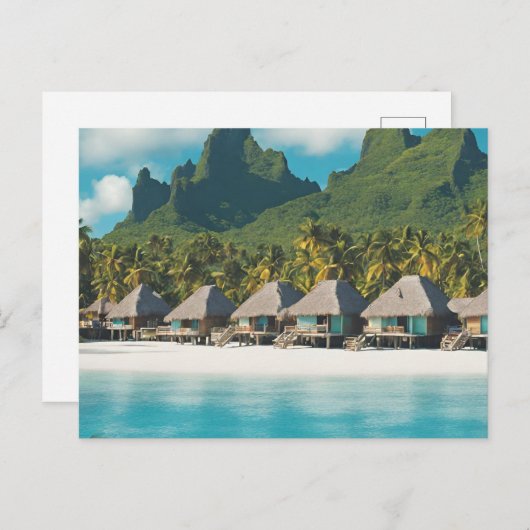 Bora Bora (Bora Bora e) Briefkaart (Voorkant / Achterkant)
