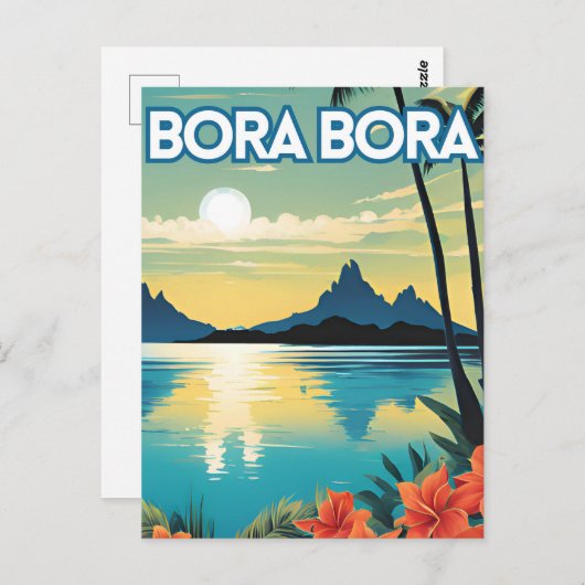 Bora Bora Briefkaart (Voorkant / Achterkant)