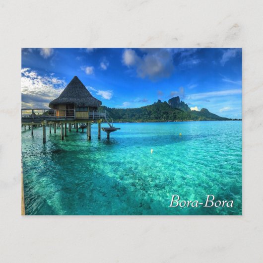 Bora-Bora  Briefkaart (Voorkant)