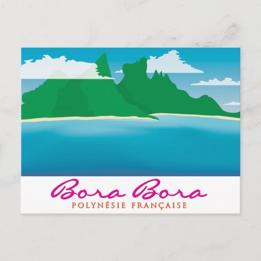 Bora Bora Briefkaart (Voorkant)