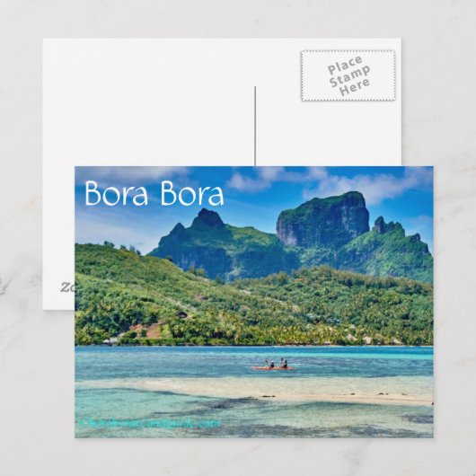 Bora Bora Briefkaart (Voorkant / Achterkant)
