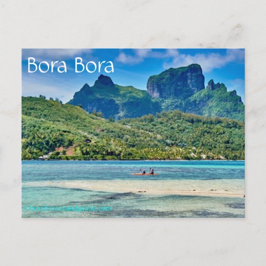 Bora Bora Briefkaart (Voorkant)