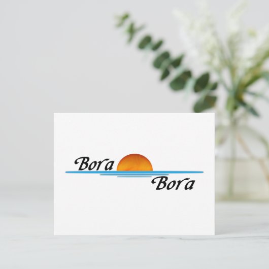 Bora Bora Briefkaart (Staand voorkant)
