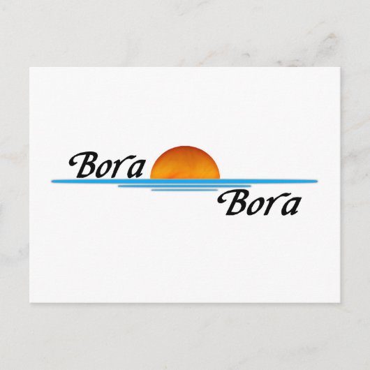 Bora Bora Briefkaart (Voorkant)