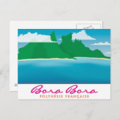 Bora Bora Briefkaart (Voorkant / Achterkant)