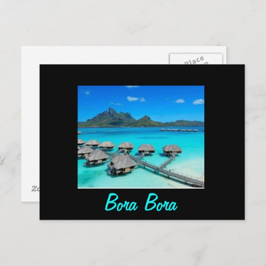 Bora Bora briefkaart (Voorkant / Achterkant)
