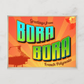 BORA BORA BRIEFKAART (Voorkant)
