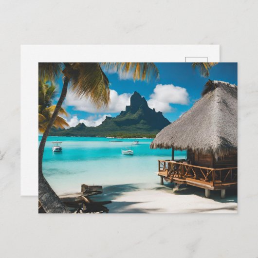Bora Bora Briefkaart (2) (Voorkant / Achterkant)