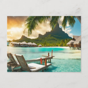 Bora Bora Briefkaart (Bora Bora d)