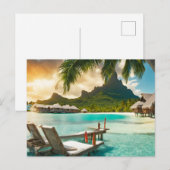 Bora Bora Briefkaart (Bora Bora d) (Voorkant / Achterkant)