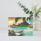 Bora Bora Briefkaart (Bora Bora d) (Staand voorkant)