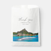 Bora Bora bruiloft gunst dank u Bedankzakje (Voorkant)