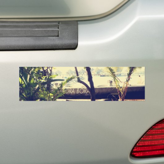 Bora Bora Bumpersticker (Op auto)