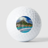 Bora Bora Caribbean Island Golfballen (Voorkant)