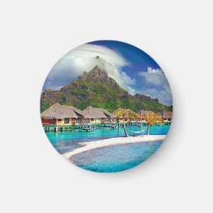 Bora Bora Caribbean Island Magneet