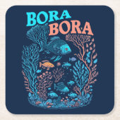 Bora Bora Coral Reef Kartonnen Onderzetters (Voorkant)