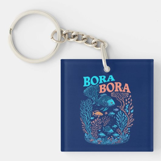 Bora Bora Coral Reef Sleutelhanger (Voorkant)