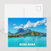 BORA BORA Dream Island Briefkaart (Voorkant / Achterkant)