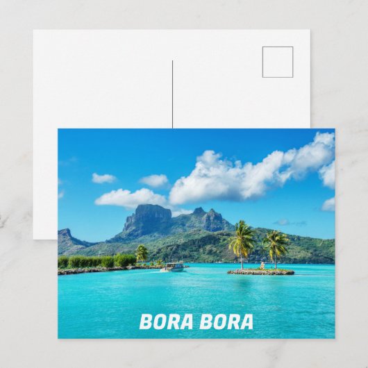 BORA BORA Dream Island Briefkaart (Voorkant / Achterkant)