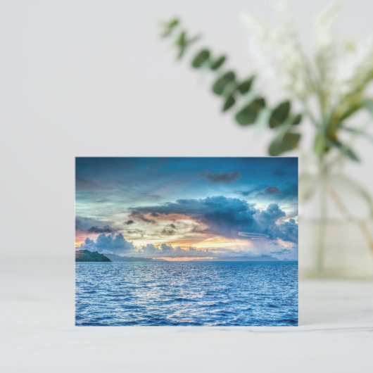 Bora-bora, eiland van de zuidelijke Stille Oceaan Briefkaart (Staand voorkant)