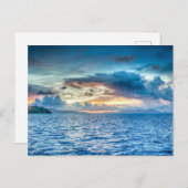 Bora-bora, eiland van de zuidelijke Stille Oceaan Briefkaart (Voorkant / Achterkant)