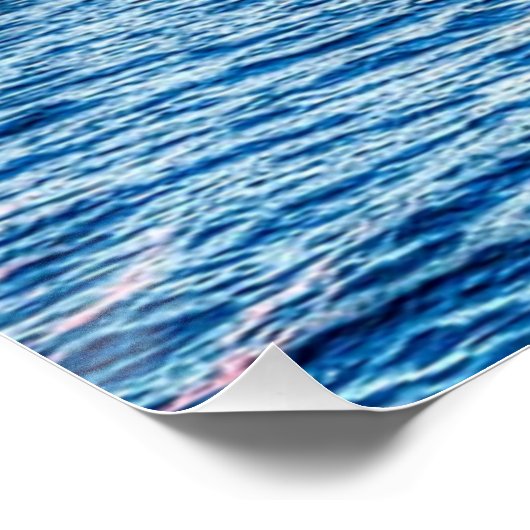 Bora-bora, eiland van de zuidelijke Stille Oceaan Perfect Poster (Hoek)