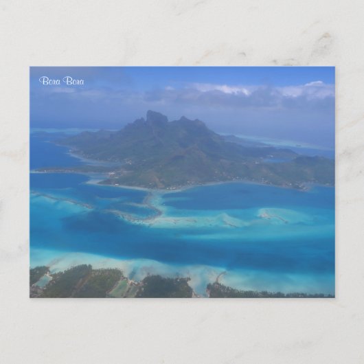 Bora Bora Feestdagenkaart (Voorkant)