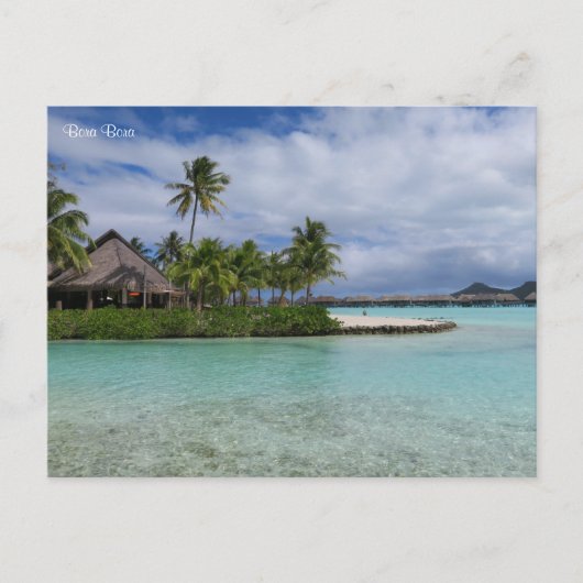 Bora Bora Feestdagenkaart (Voorkant)