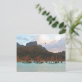 Bora Bora Feestdagenkaart (Staand voorkant)