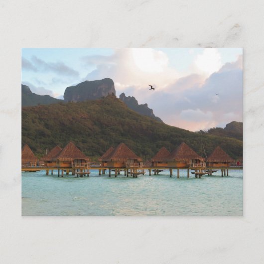 Bora Bora Feestdagenkaart (Voorkant)