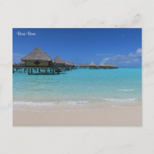 Bora Bora Feestdagenkaart (Voorkant)