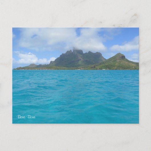 Bora Bora Feestdagenkaart (Voorkant)