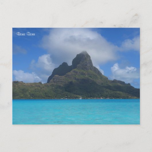Bora Bora Feestdagenkaart (Voorkant)