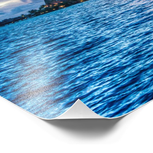 BORA BORA FOTO AFDRUK (Hoek)