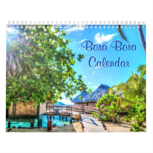 Bora Bora Foto Wandkalenders Kalender (Hoes)