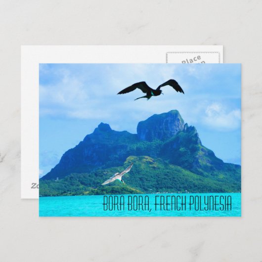 Bora Bora, Frans-Polynesië Briefkaart (Voorkant / Achterkant)