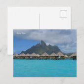 Bora Bora Frans-Polynesië Briefkaart (Voorkant / Achterkant)
