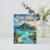 Bora Bora Frans-Polynesië Briefkaart (Staand voorkant)